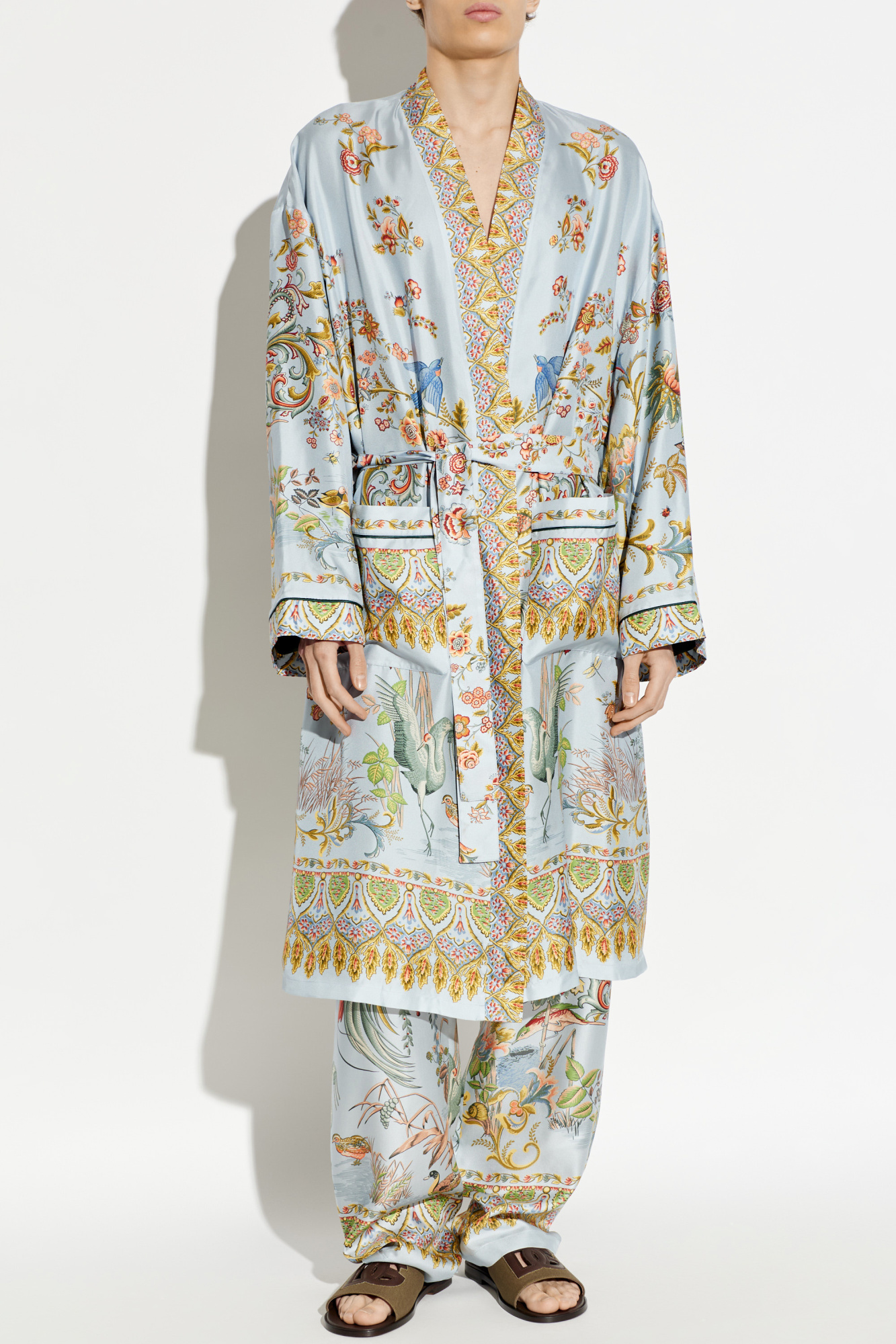 Etro Silk wide-leg pants | Men's | Vitkac